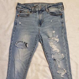 American Eagle Women's stone washed jeans